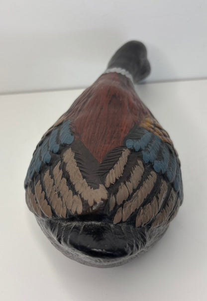 Vintage Ceramic Hand Painted Duck