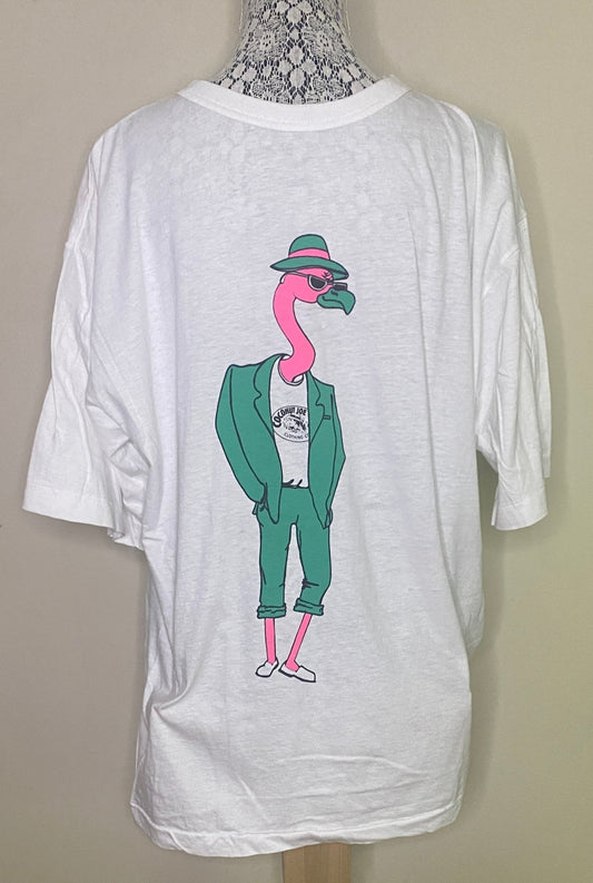 Vintage Coconut Joe Pink Flamingo T Shirt