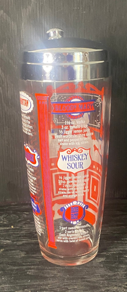 Vintage Craft House By Fortessa Bartender Glass Cocktail Shaker