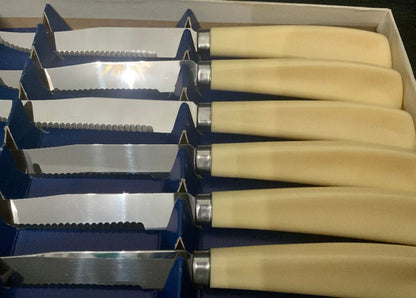 Vintage Crown Sheffield Steak Knives