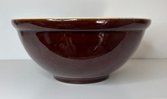 Vintage Denby Dark Brown Serving Bowl