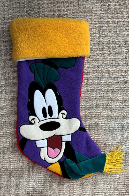 Vintage Disney Goofy Christmas Stocking