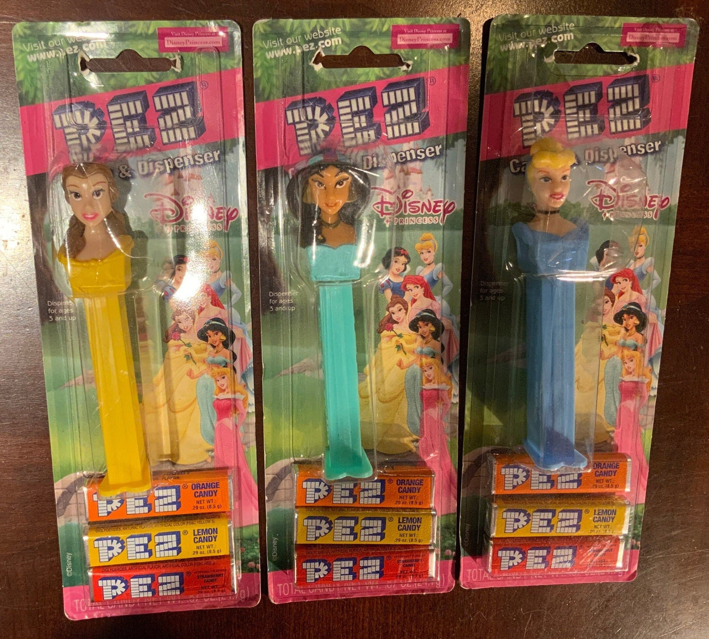 Vintage Disney Princess Pez Dispensers New on Cards - HLJ at HomeVintage Disney Princess Pez Dispensers New on CardsPez DispenserPez