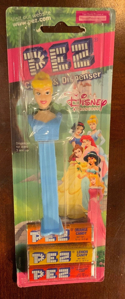 Vintage Disney Princess Pez Dispensers New on Cards