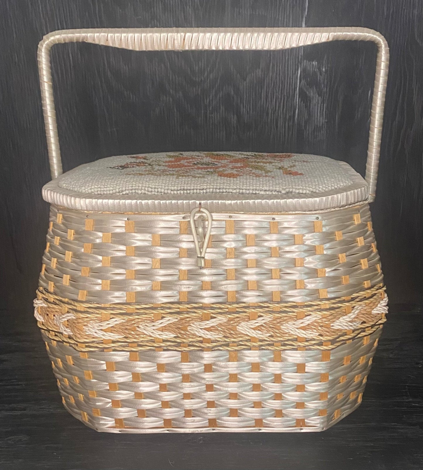 Vintage Eaton's Canada Sewing Knitting Basket - HLJ at HomeVintage Eaton's Canada Sewing Knitting BasketSewing BasketEaton's