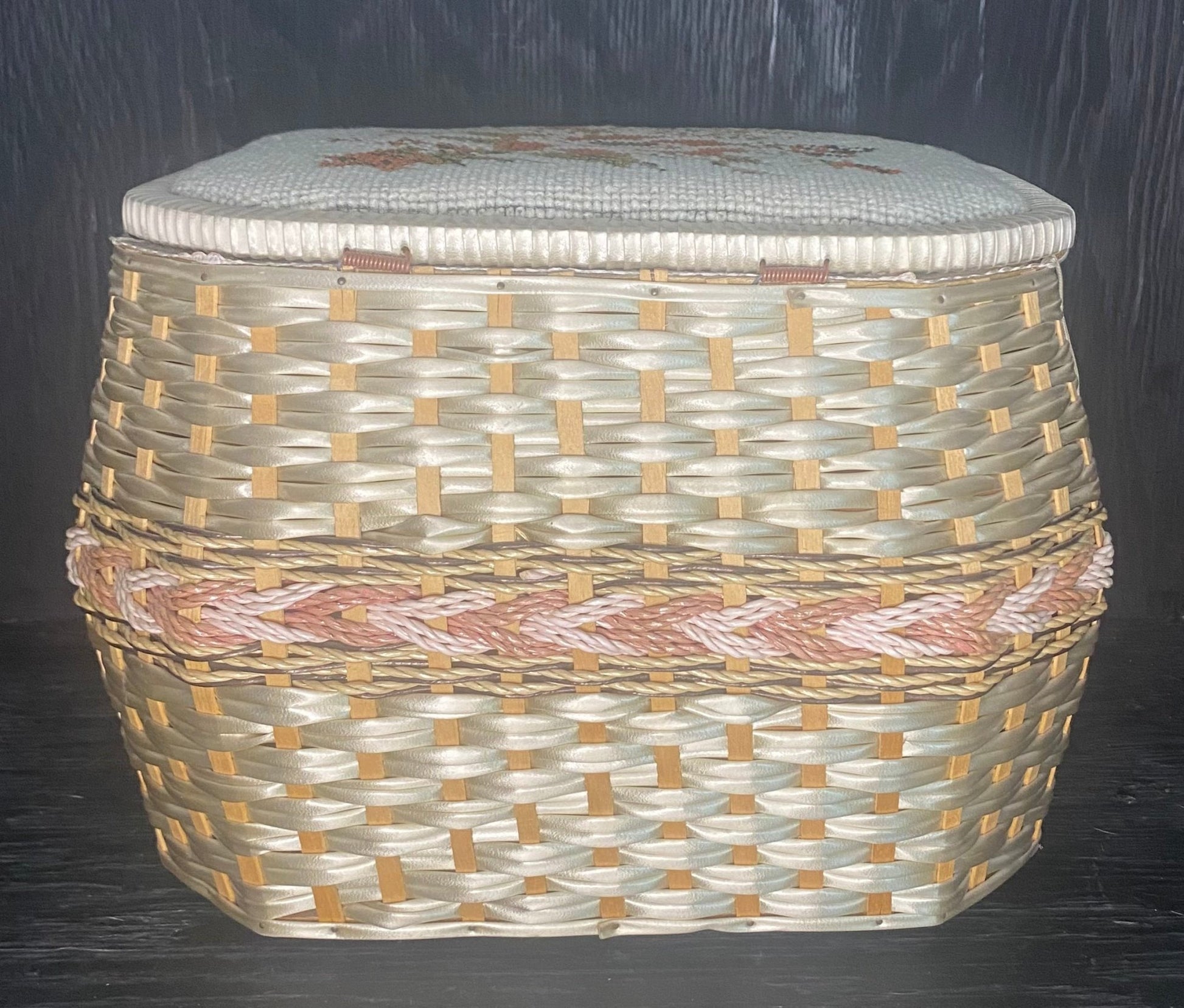 Vintage Eaton's Canada Sewing Knitting Basket - HLJ at HomeVintage Eaton's Canada Sewing Knitting BasketSewing BasketEaton's