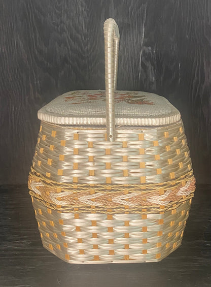Vintage Eaton's Canada Sewing Knitting Basket