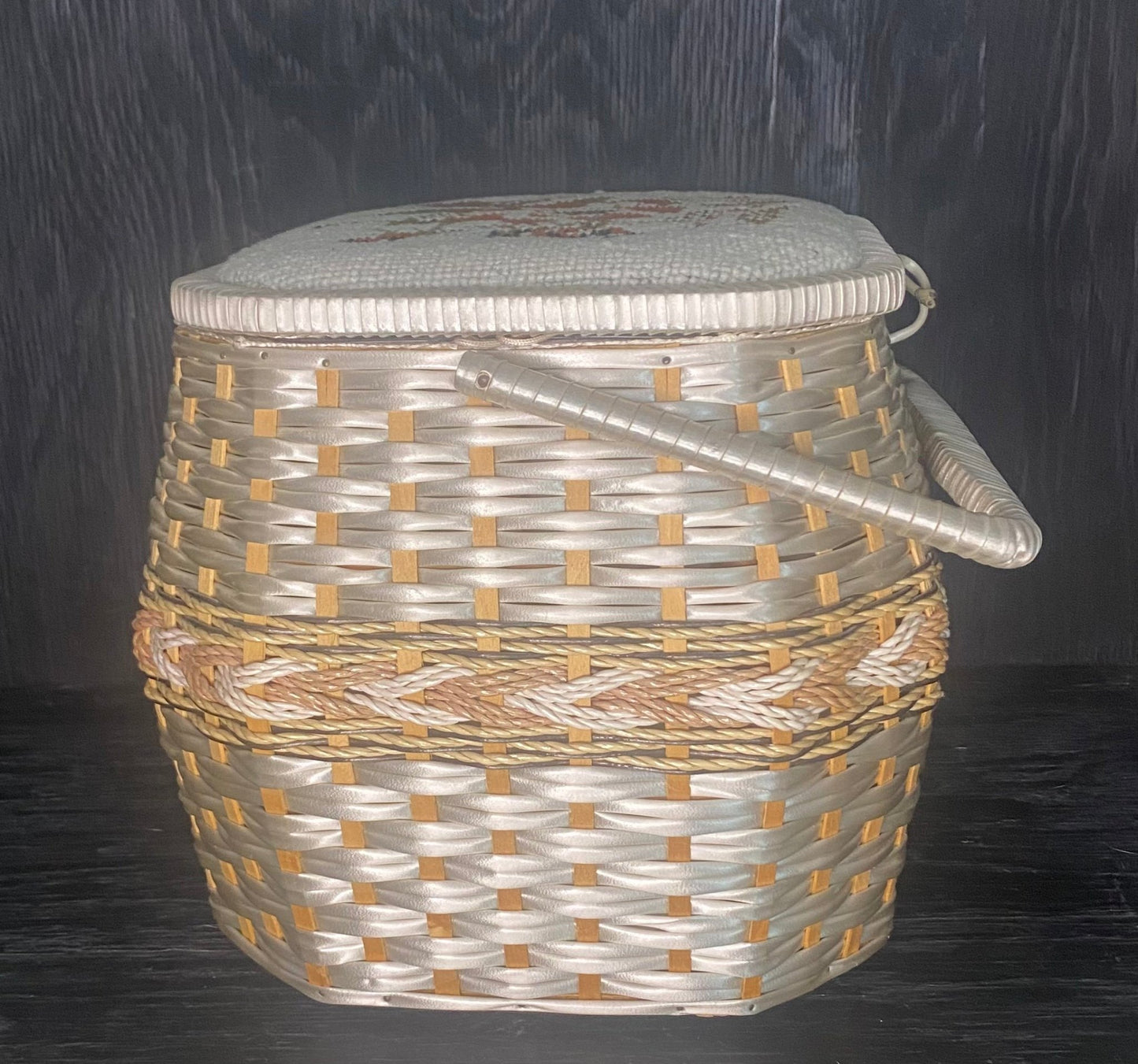 Vintage Eaton's Canada Sewing Knitting Basket - HLJ at HomeVintage Eaton's Canada Sewing Knitting BasketSewing BasketEaton's