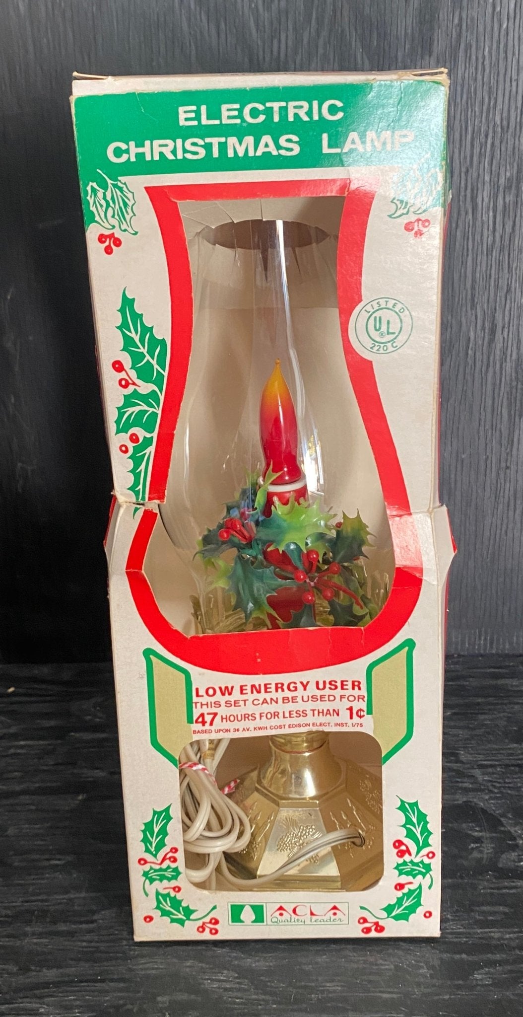 Vintage Electric Christmas Lamp