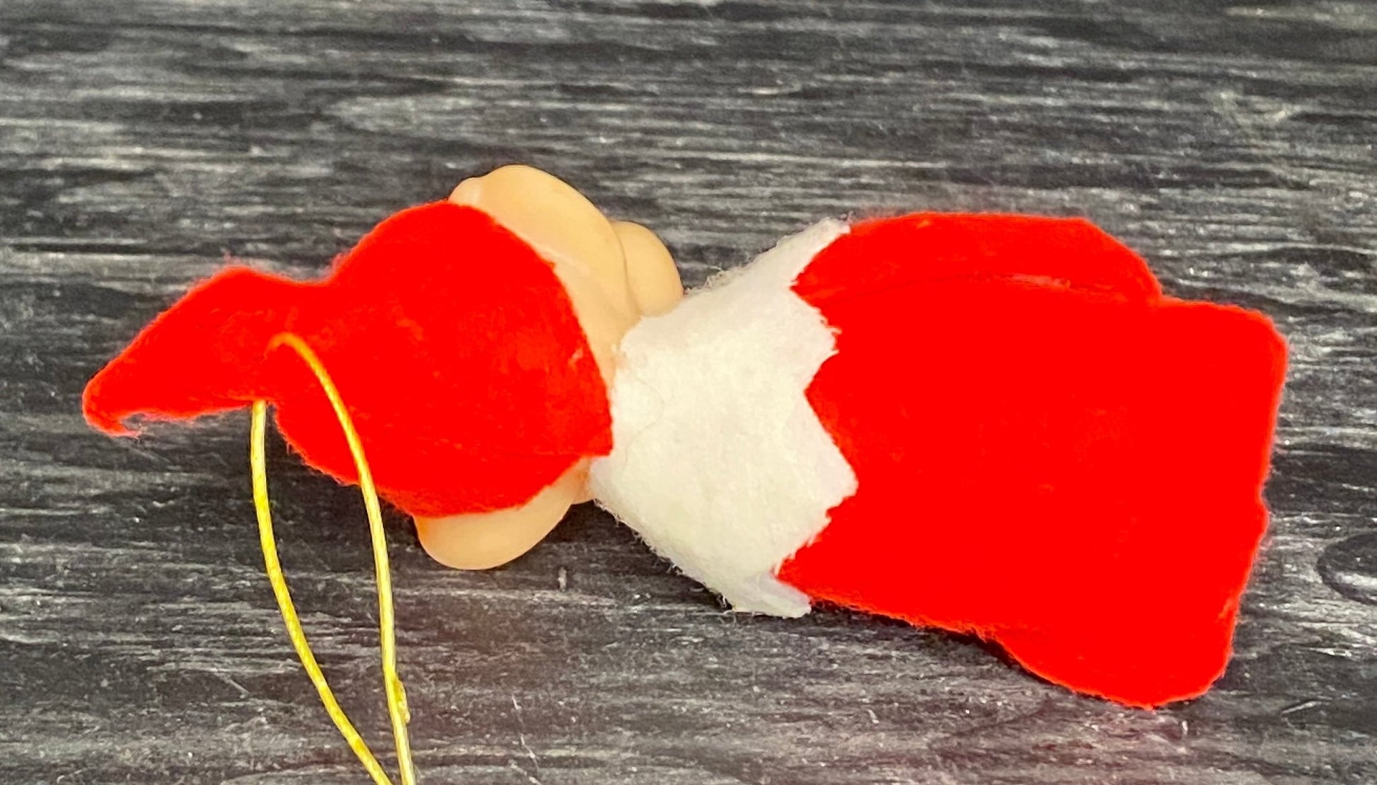 Vintage Elf on a Shelf Felt Christmas Ornament