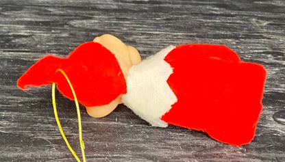 Vintage Elf on a Shelf Felt Christmas Ornament