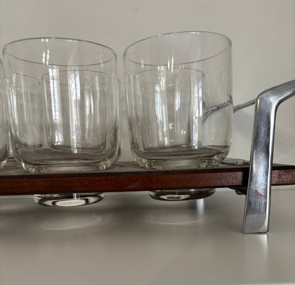 Vintage Eva Zeisel Teak Barware Set