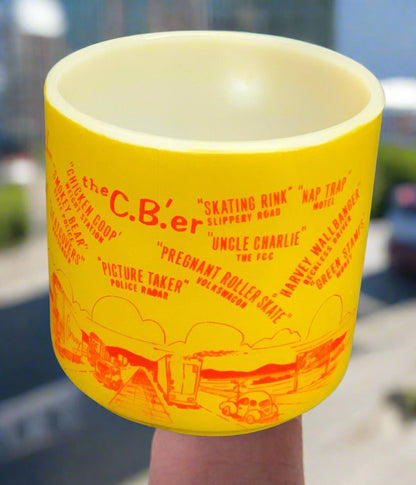 Vintage Fire King CB Radio Truck Driver Mug