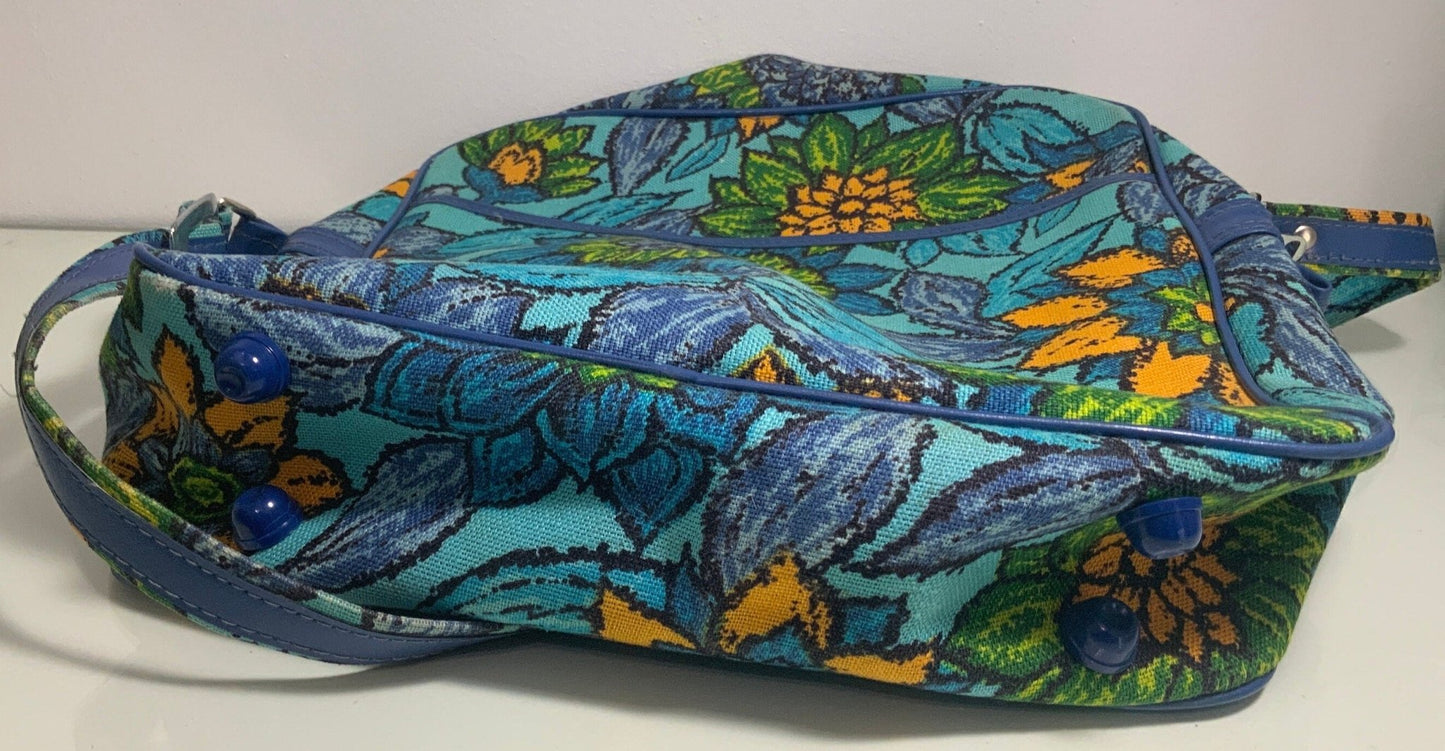 Vintage Floral Handbag Carry On Purse - HLJ at HomeVintage Floral Handbag Carry On PurseCarry OnHLJ at Home