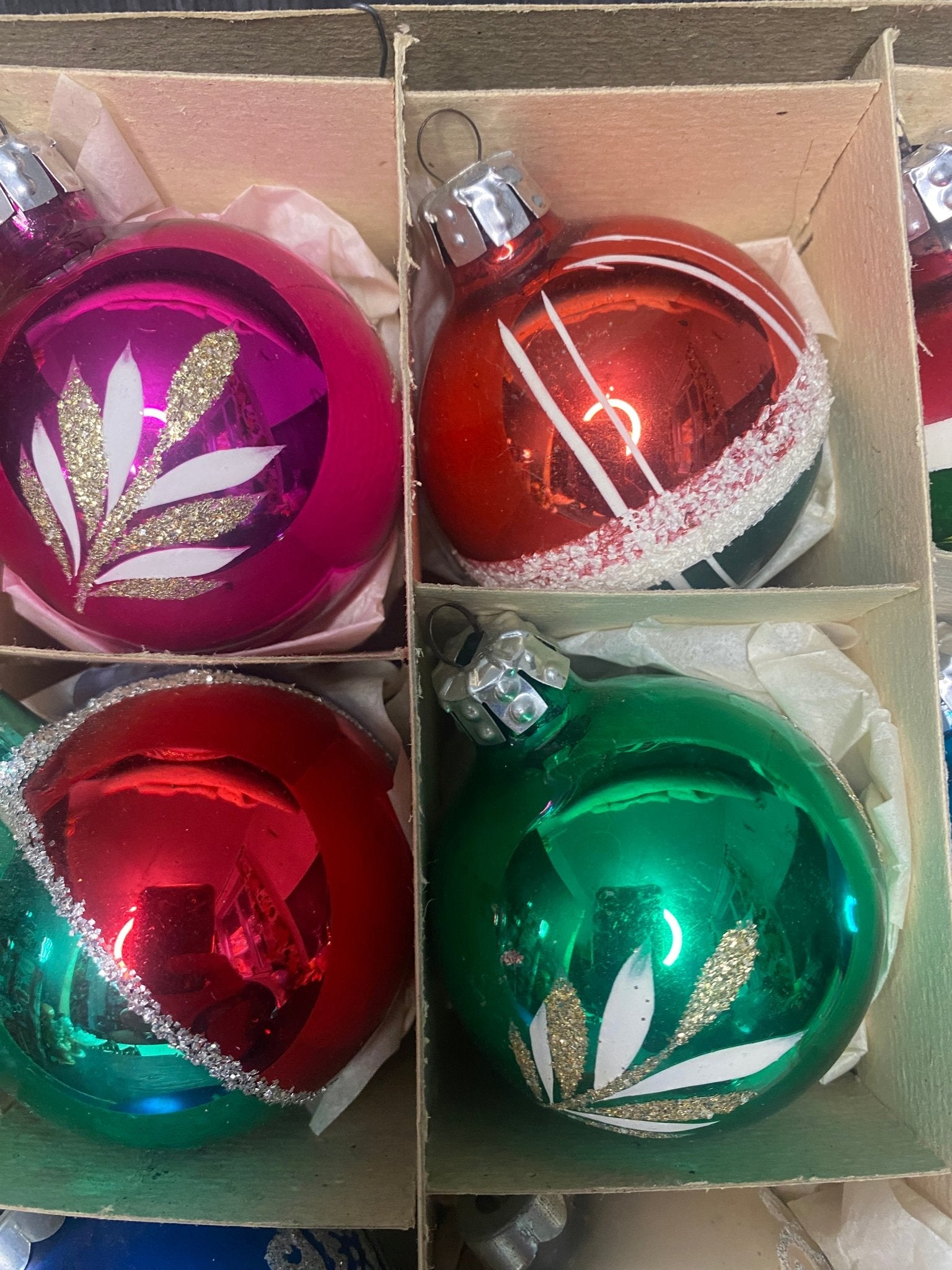 Vintage Glass Christmas Ornaments