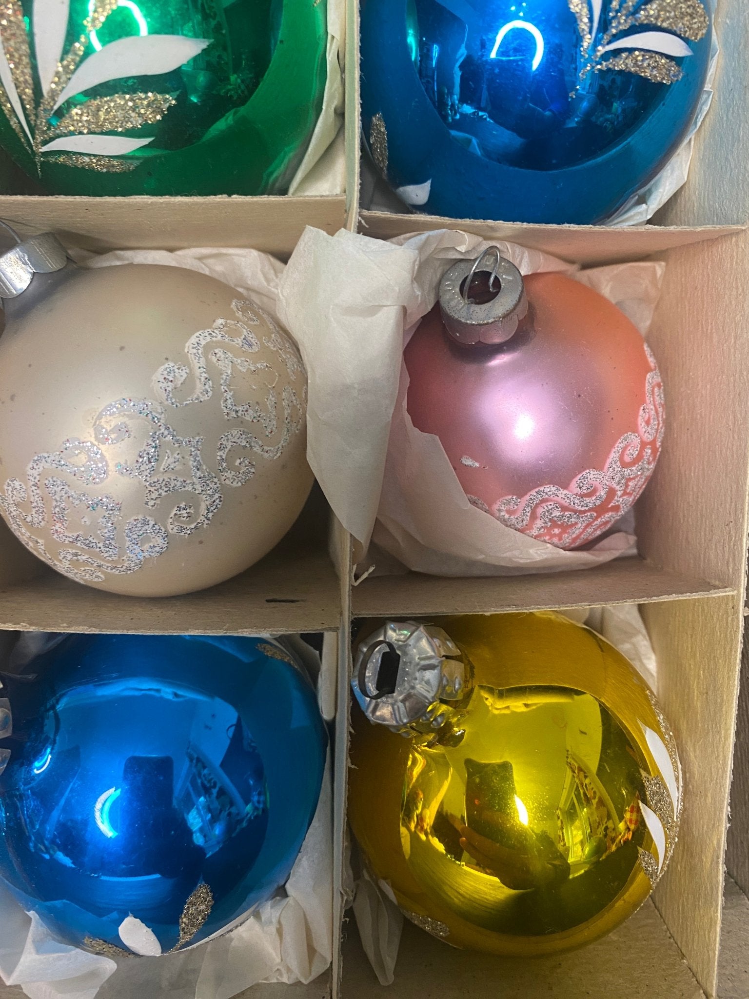 Vintage Glass Christmas Ornaments