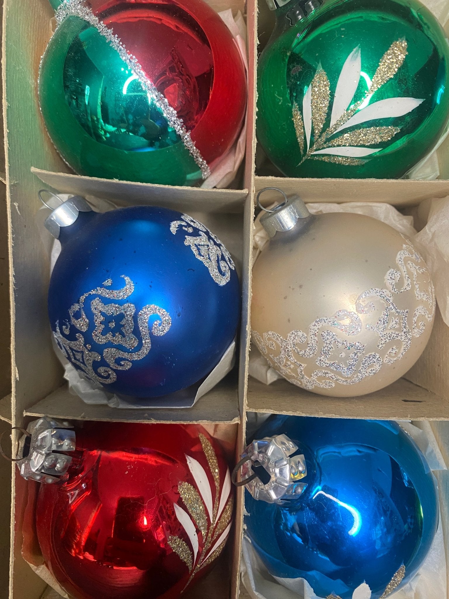 Vintage Glass Christmas Ornaments