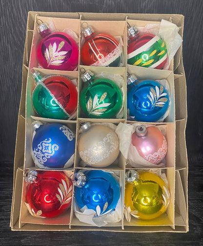 Vintage Glass Christmas Ornaments