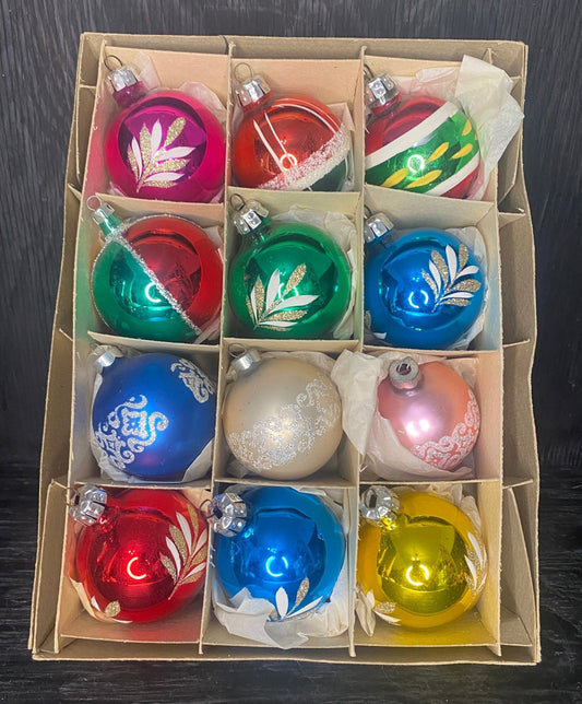 Vintage Glass Christmas Ornaments