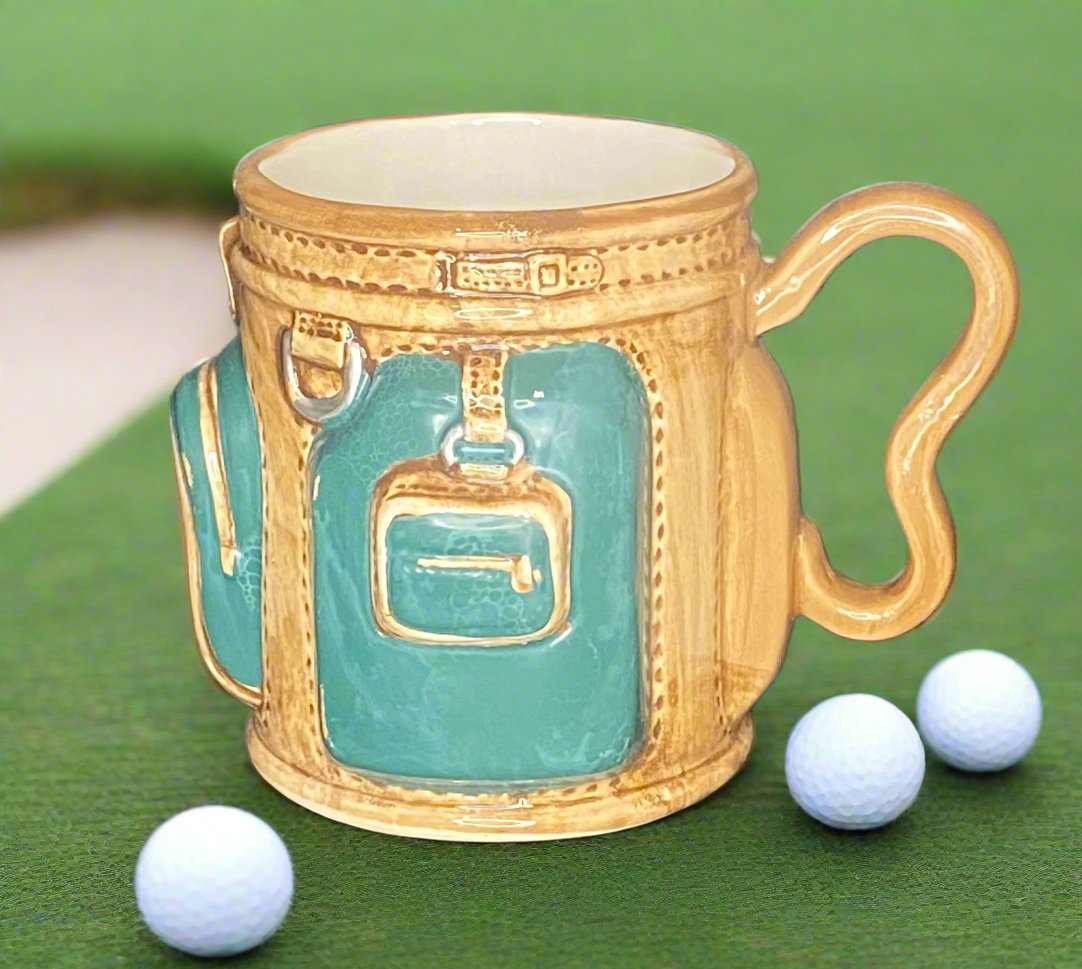 Vintage Golf Bag Embossed Coffee Mug - HLJ at HomeVintage Golf Bag Embossed Coffee MugGraphic MugGolf