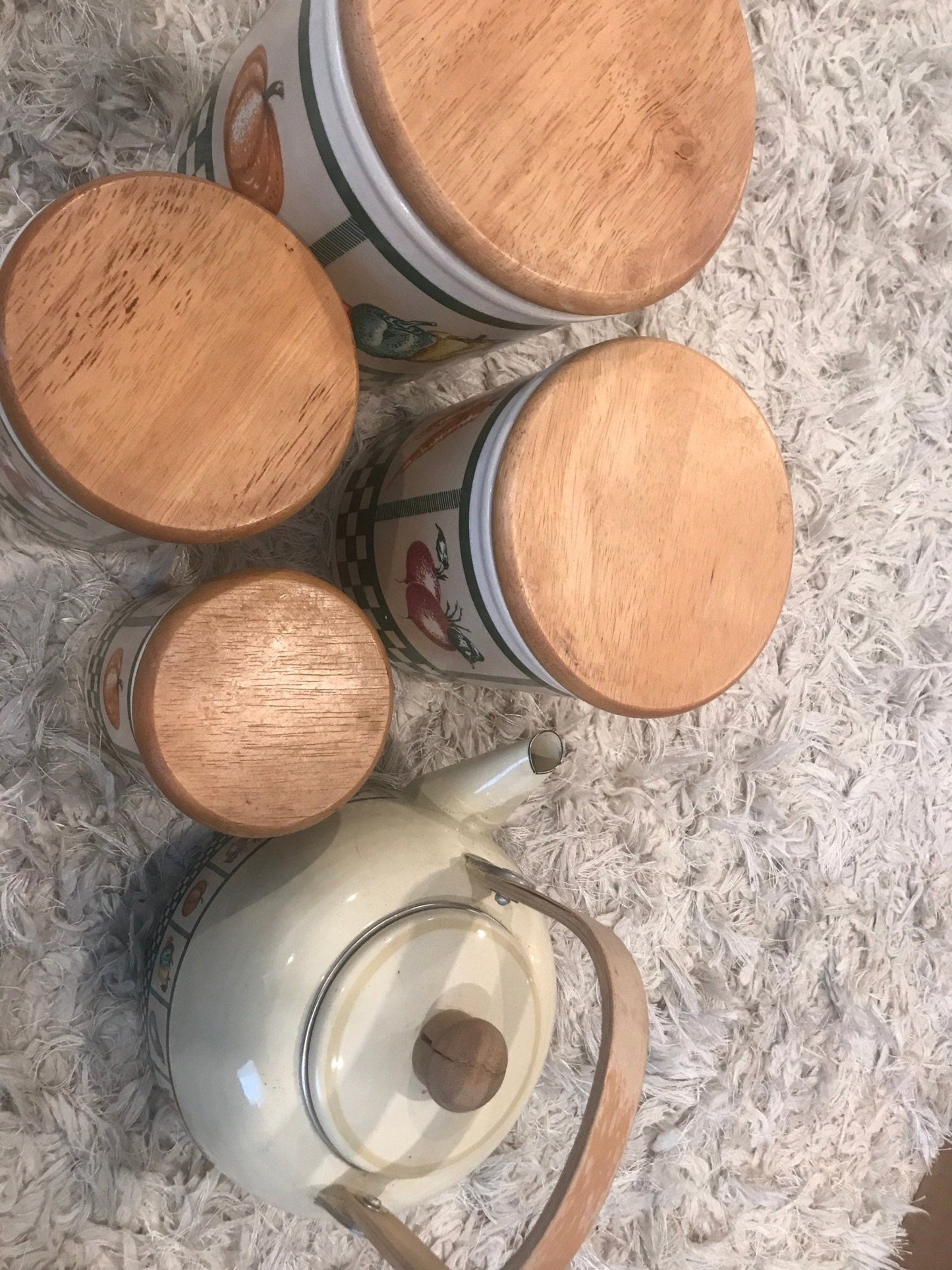 Vintage Himark Ceramic Canisters and Teapot - HLJ at HomeVintage Himark Ceramic Canisters and TeapotCanisterHimark