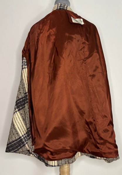 Vintage Jimmy Hourihan Women’s Wool Walking Cape Poncho