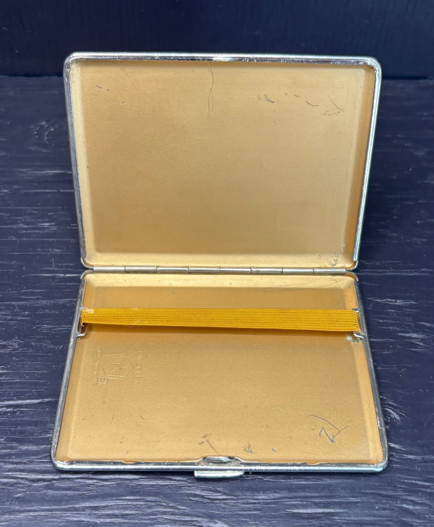 Vintage Kincraft Chrome Cigarette Case