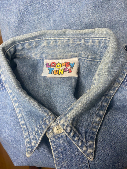 Vintage Looney Tunes Denim Shirt