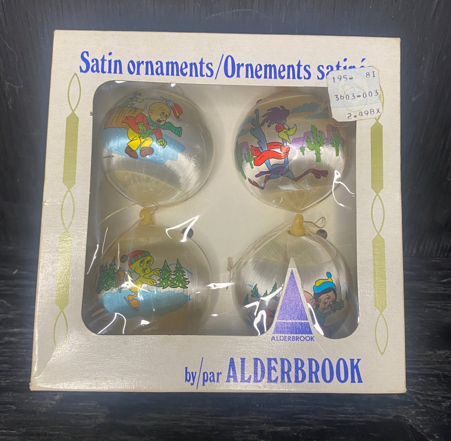 Vintage Looney Tunes Christmas Ornaments