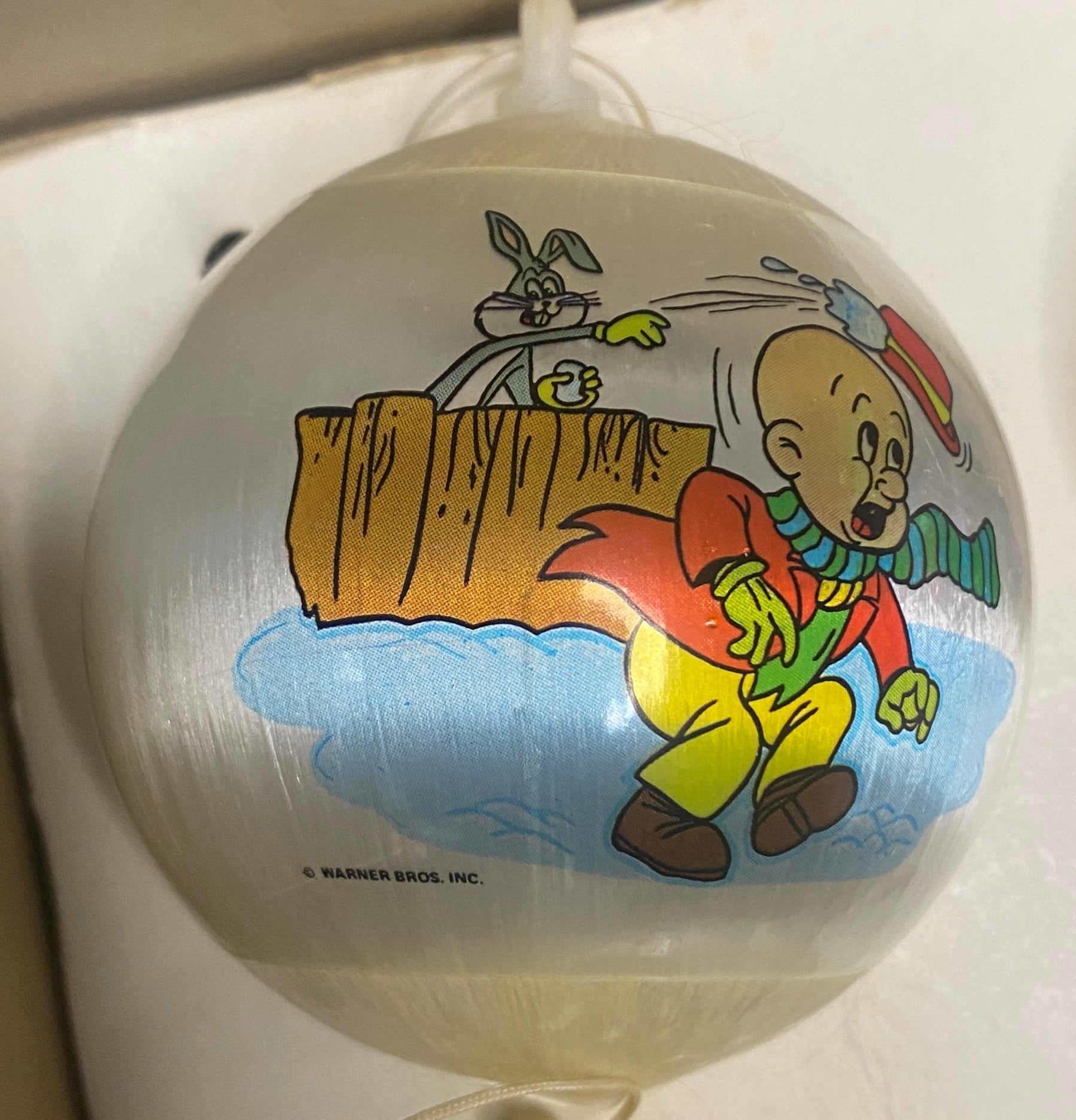 Elmer Fudd and Bugs Bunny Christmas Ornament