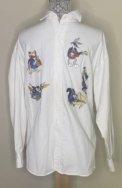 Vintage Looney Tunes Musical Characters Long Sleeve Shirt