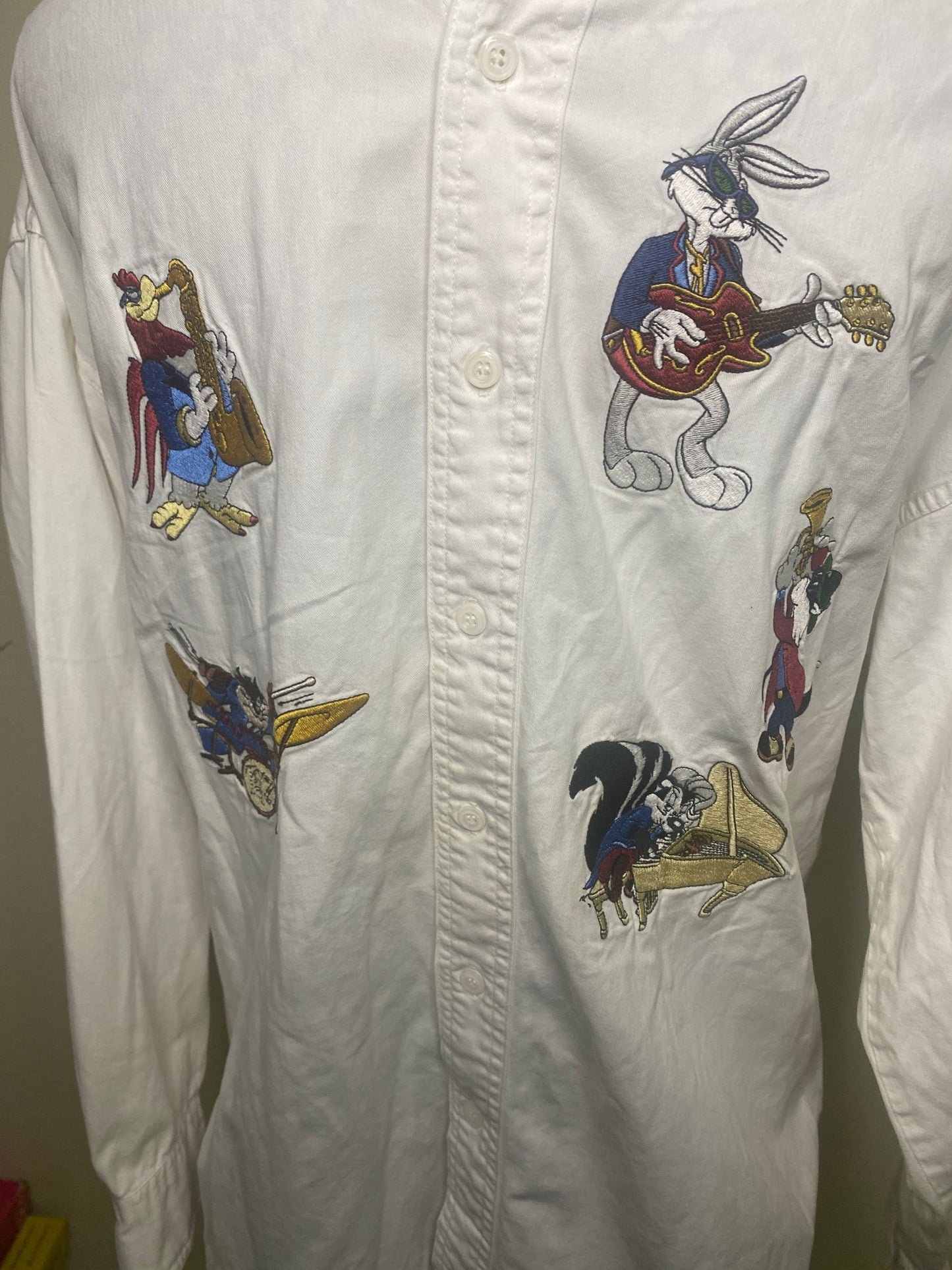 Vintage Looney Tunes Musical Characters Long Sleeve Shirt Adult Medium - HLJ at HomeVintage Looney Tunes Musical Characters Long Sleeve Shirt Adult MediumLong SleeveLooney Tunes