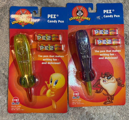 Vintage Looney Tunes Pez Candy Pen Dispensers