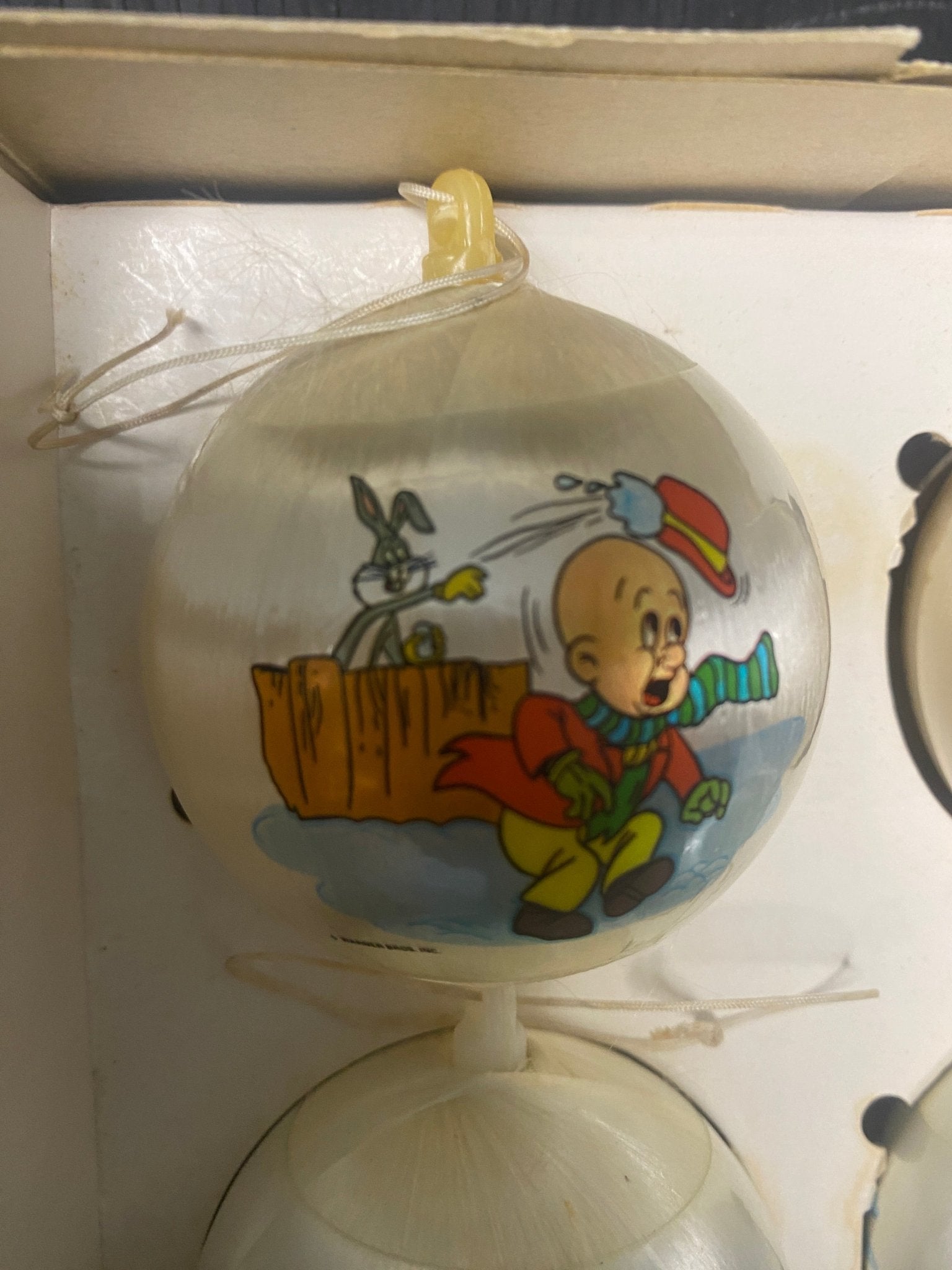 Vintage Looney Tunes Threaded Christmas Ornaments