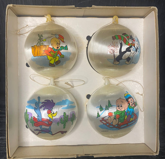 Vintage Looney Tunes Threaded Christmas Ornaments