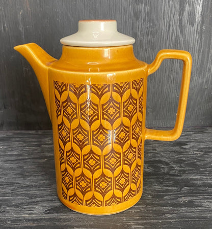 Vintage Made in Japan Geometric Coffee Pot