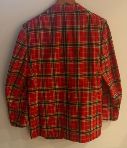 Vintage Manchesters Clothing Tartan Suit Jacket