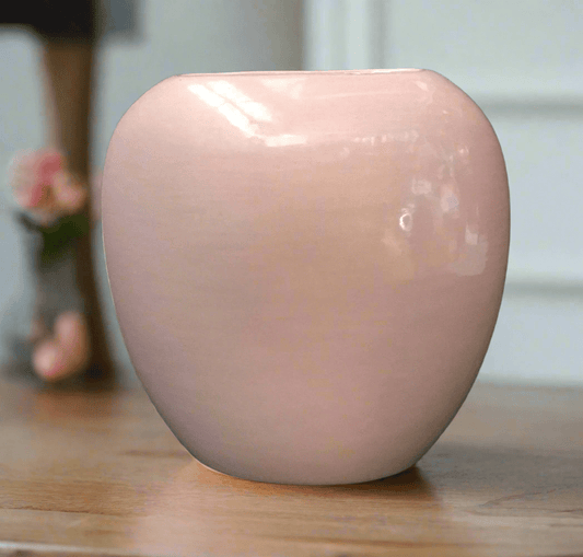 Vintage Modernist Retro Thin Pink Vase