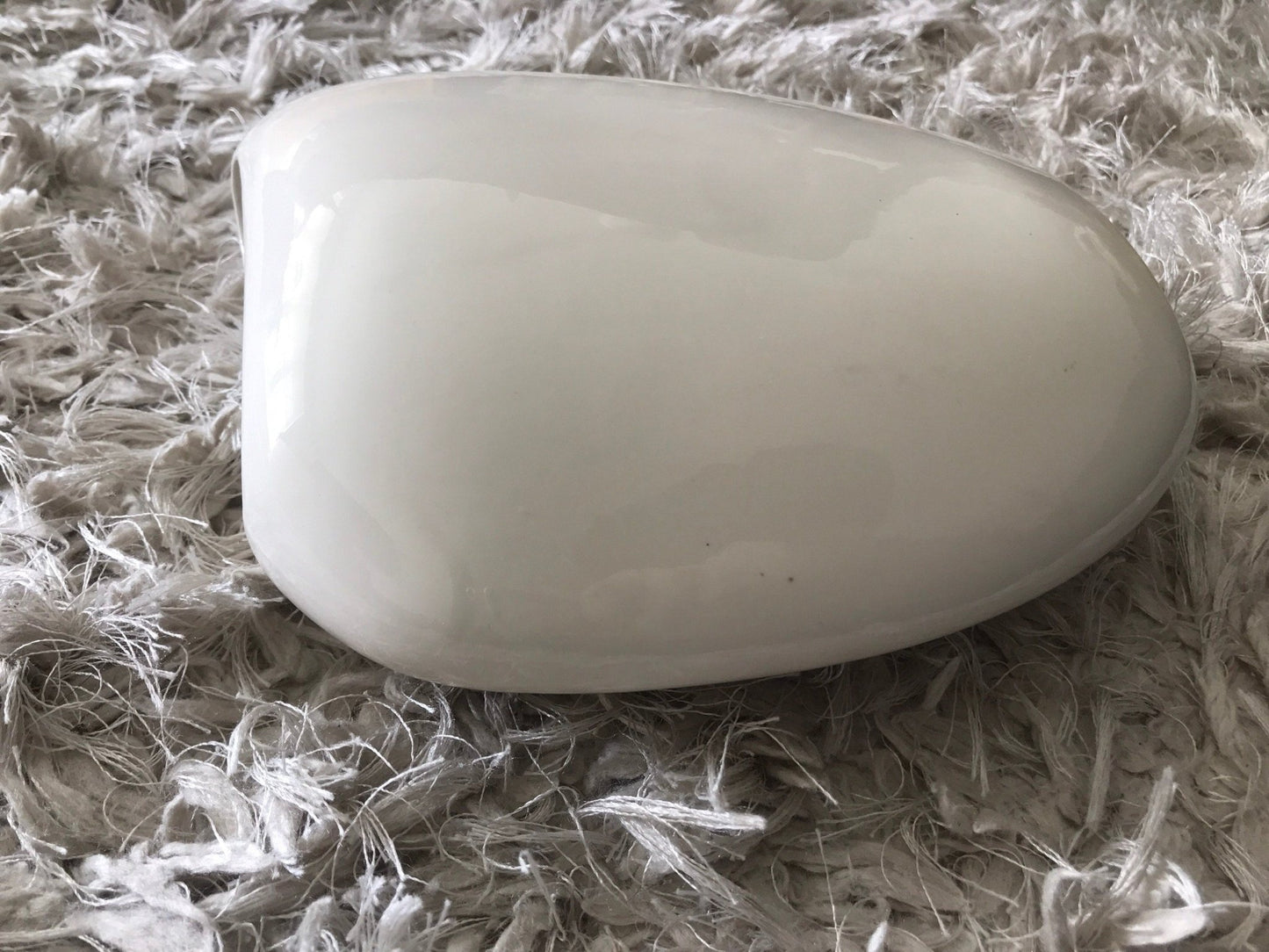 Vintage Modernist Retro White Thin Vase - HLJ at HomeVintage Modernist Retro White Thin VaseModernistHLJ at Home