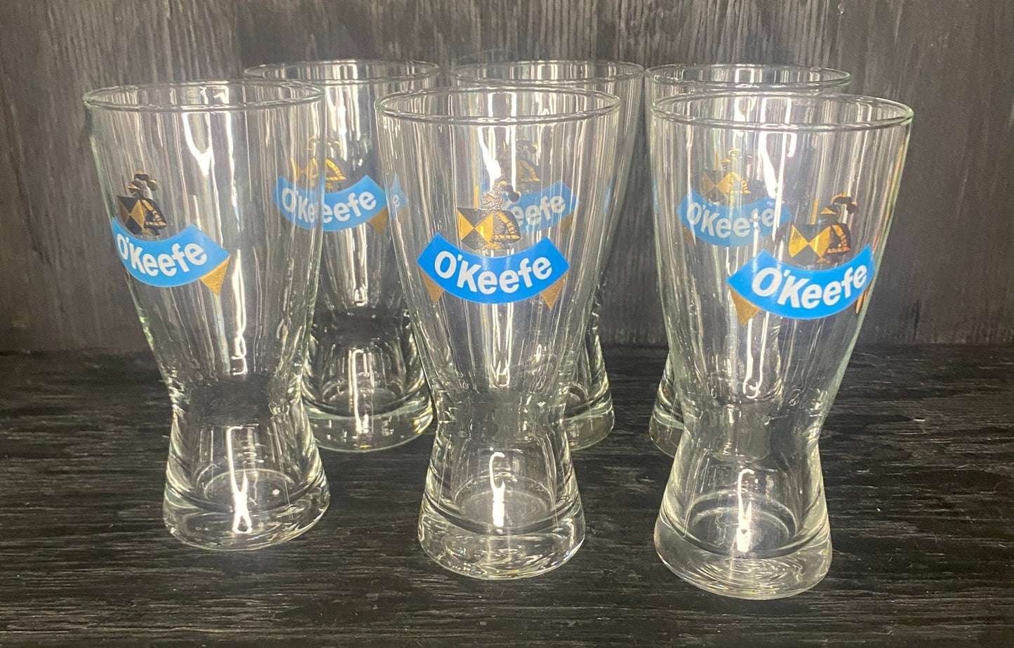 Vintage O’Keefe’s 12oz Beer Glasses - HLJ at HomeVintage O’Keefe’s 12oz Beer Glasses10oz Beer GlassesO'Keefes