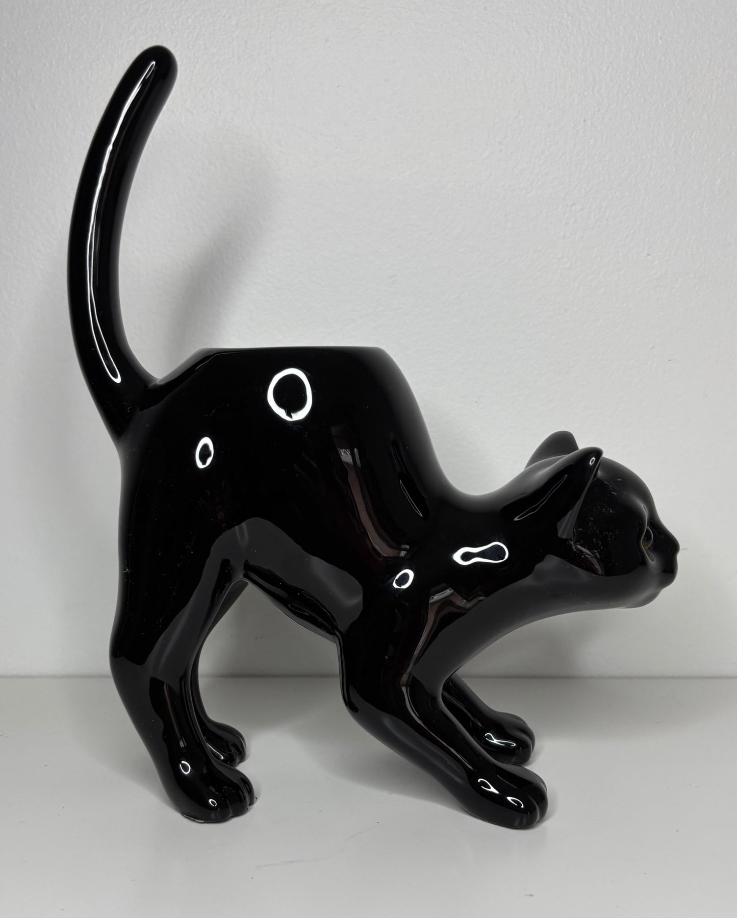 Vintage Partylite Black Cat Tea Light Candle Holder - HLJ at HomeVintage Partylite Black Cat Tea Light Candle HolderVotiveHLJ at Home