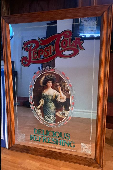 Vintage Pepsi Cola Mirror