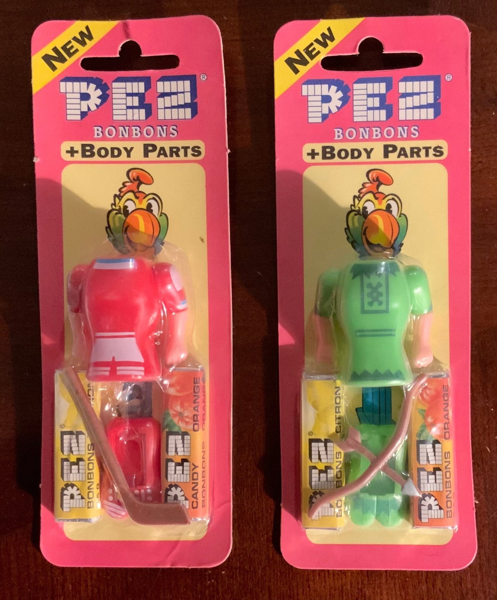 Vintage Pez Body Parts Hockey Player Robin Hood Archer New on Cards lot of 2 - HLJ at HomeVintage Pez Body Parts Hockey Player Robin Hood Archer New on Cards lot of 2Pez DispenserPez