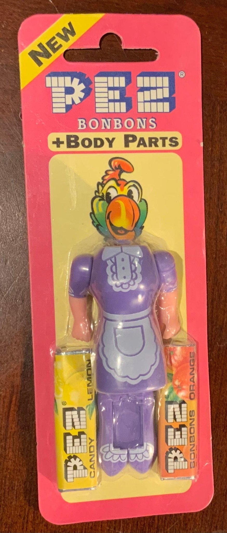 Vintage Pez Body Parts Skeleton Maid Gladiator New
