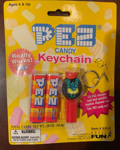 Vintage Pez lion Keychain