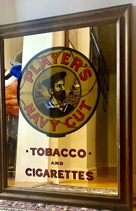 Vintage Player’s Navy Cut Tobacco and Cigarettes Advertising Mirror