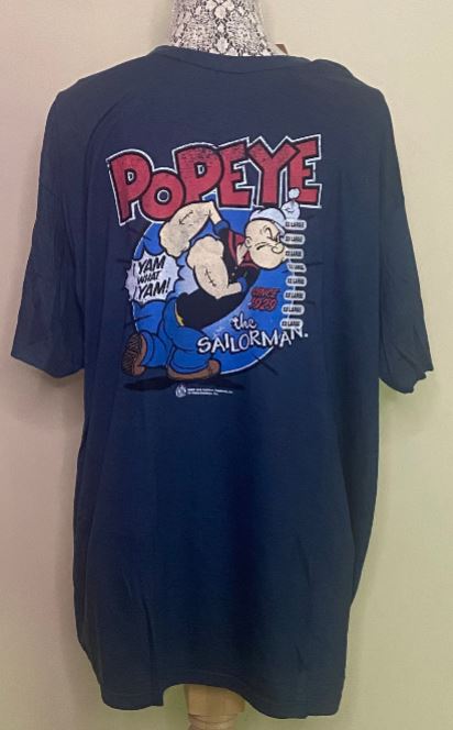 Vintage Popeye T Shirt XXL by Tee Luv