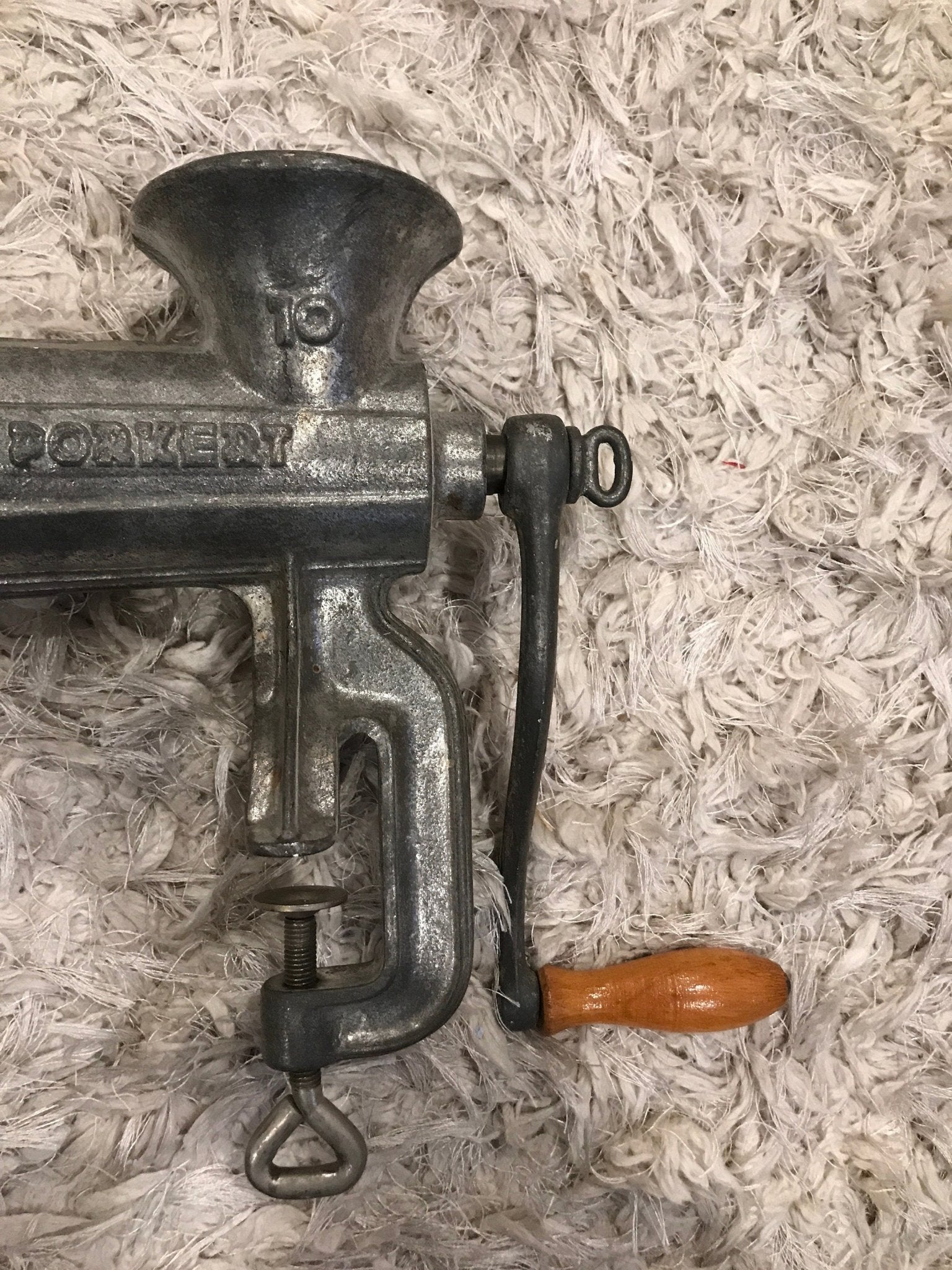 Vintage Porkert Solid Steel Meat Grinder made in Czechoslovakia