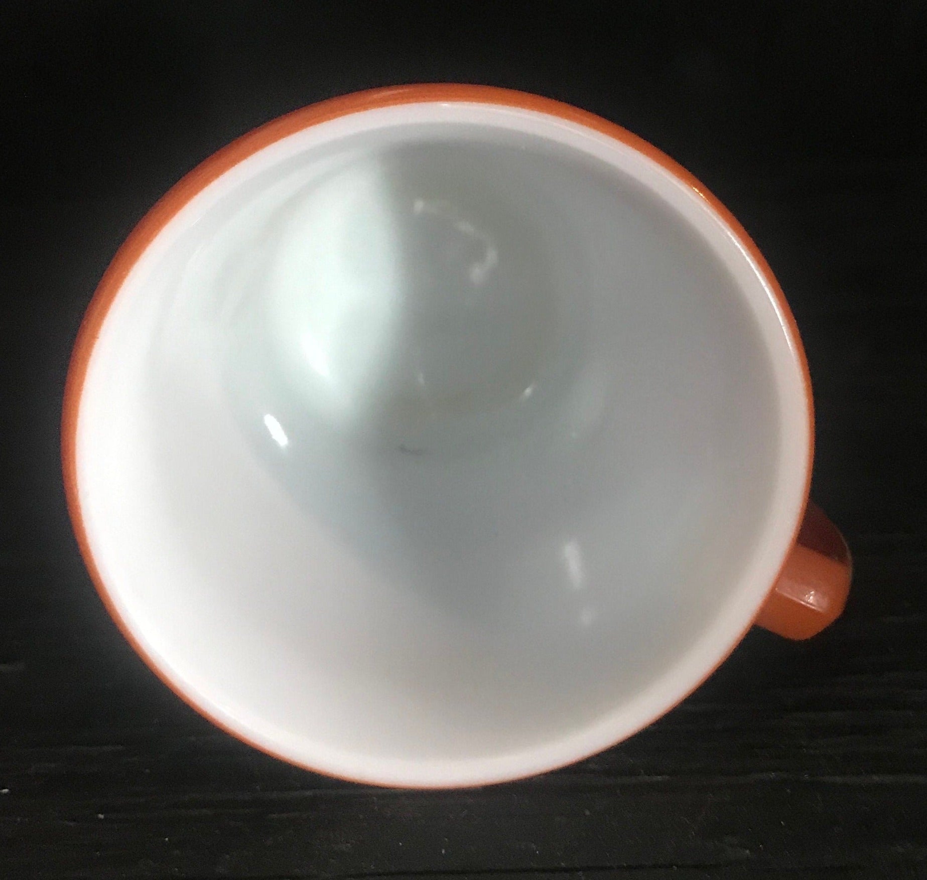 Vintage Pyrex Burnt Orange Coffee Mugs - HLJ at HomeVintage Pyrex Burnt Orange Coffee MugsMugPyrex