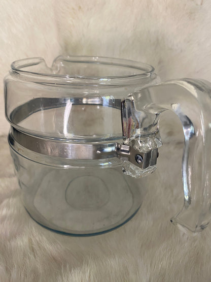 Vintage Pyrex Flameware 7756 6 Cup Glass Coffee Pot